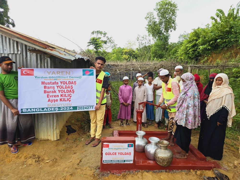 ARAKAN -BANGLADEŞ  Su kuyusu açılışlarımız devam ediyor 