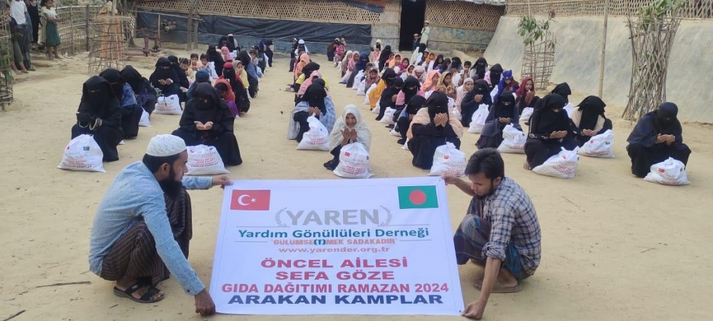 ARAKAN; Gıda  yardımı programımızdan...