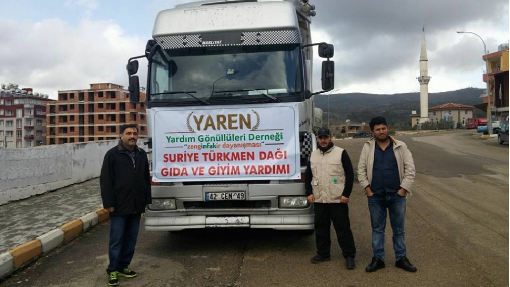 Suriye Türkmen Bölgesine 2 Tır Gıda ve Giysi Yardımı Yapıldı