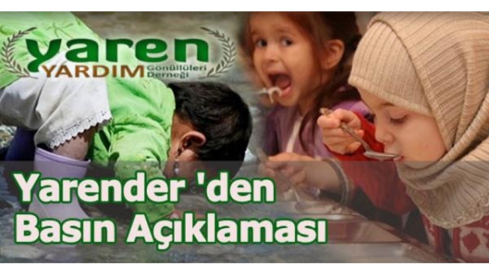 Yarender 'den Basın Açıklaması